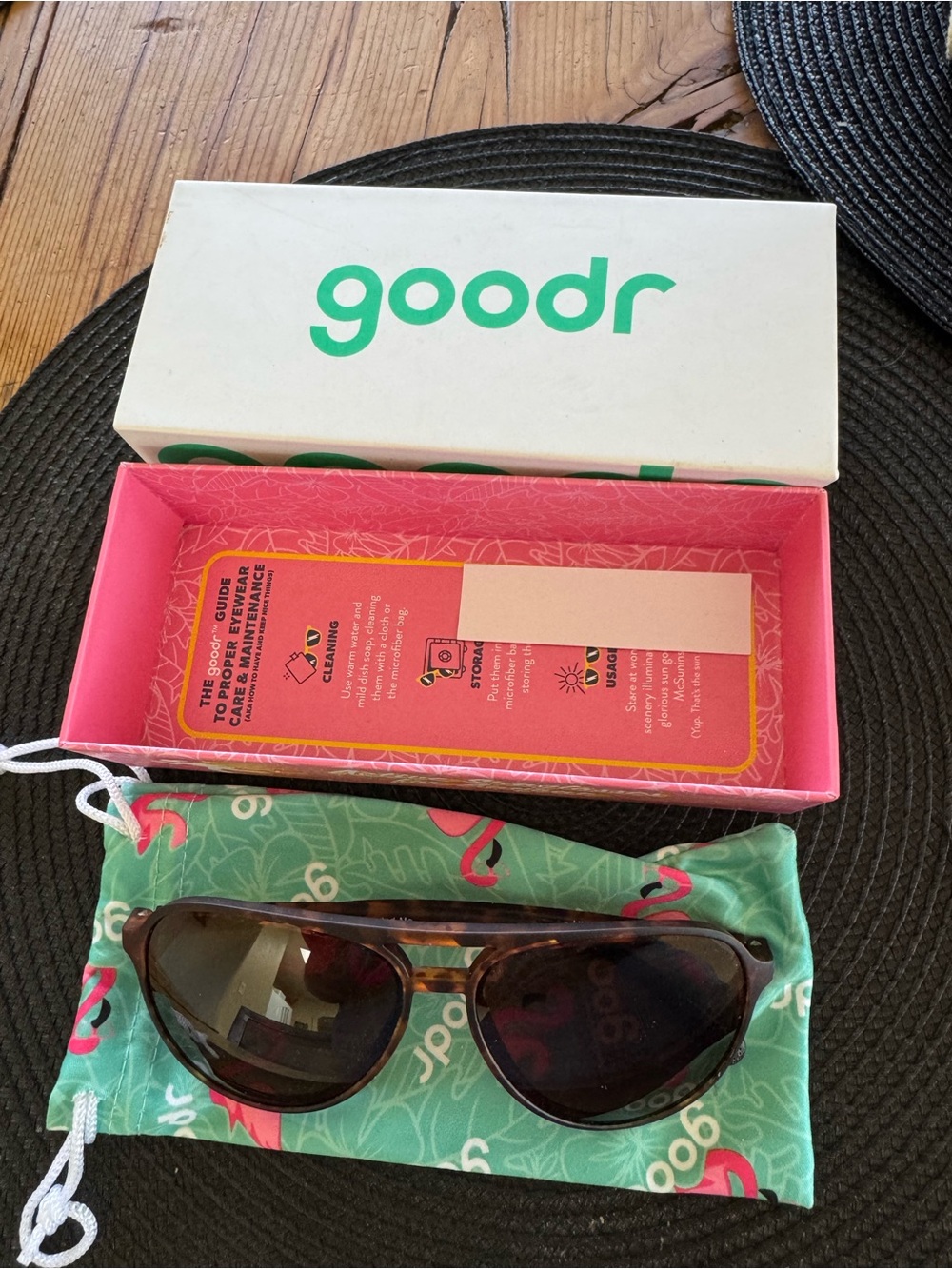 Goodr Polarized Sunglasses - Tortoise Brown